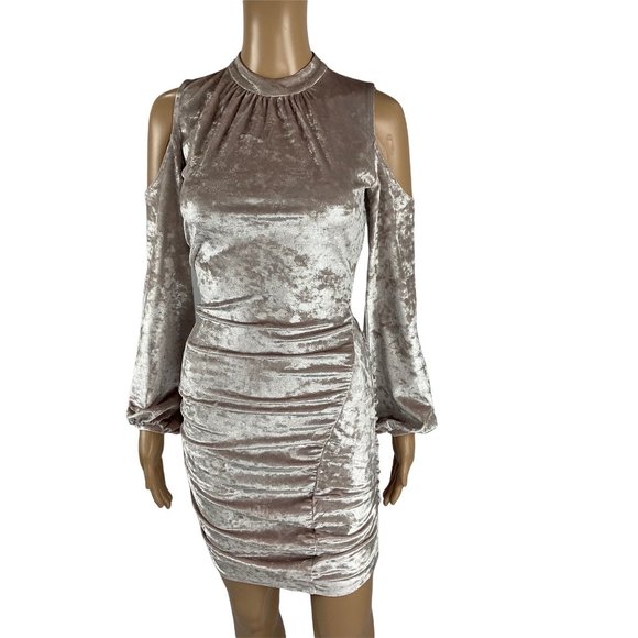 EXPRESS LONG SLEEVE MINI DRESS - Picture 2 of 8